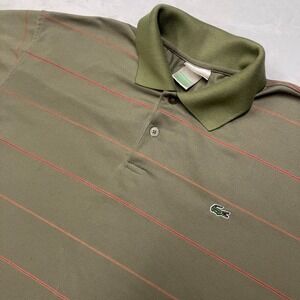 Lacoste Classic Polo Shirt Mens 6 / XL Green Tennis Prep Summer Pique‎ Cotton